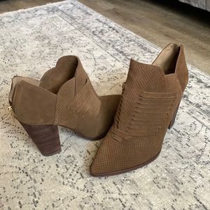 Vince Camuto Brown leather booties